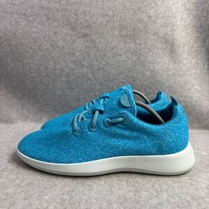 Allbirds Womens Size 9 Wool Runners WR Blue White Casual Athletic Sneakers 1521